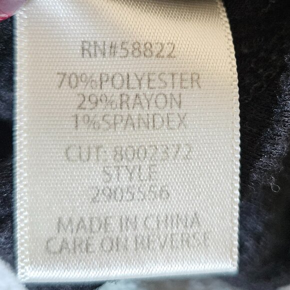 Max Studio Women’s Cinched Front Flutter Sleeve Midi Dress - Black, Size L - Picture 8 of 8